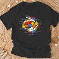 Rubik's Cube Magic Cube Retro Rubiintage Nerd T-Shirt Geschenke für alte Männer