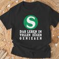 S-Bahn Das Leben Inoll Zügen German T-Shirt Geschenke für alte Männer