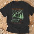 San Francisco California Cool Souvenir Rústico San Francisco Camiseta unisex Regalos para ancianos