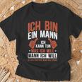 Sarkasmus Ich Bin Ein Mann T-Shirt Geschenke für alte Männer