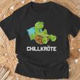 Schlafen Relax Chill Turtles T-Shirt Geschenke für alte Männer