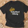 Schnitzelkönig Schnitzel Lovers T-Shirt Geschenke für alte Männer