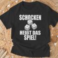 Schocken Heißt Das Spiel Schock Aus Schock Out T-Shirt Geschenke für alte Männer