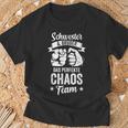 Schwester Und Bruder Das Perfekt Chaos Team T-Shirt Geschenke für alte Männer