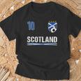 Scotland Flag Jersey T-Shirt Geschenke für alte Männer