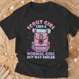 Scoutismo Ragazza Esploratore Guida Scout Scouting Maglietta Regalos para ancianos