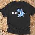 Servus Bayern Bavarian Slogan T-Shirt Geschenke für alte Männer