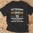 Settembre 13 Settembre 2010 13 Anni Compleanno Raggazo 2010 Maglietta Regalos para ancianos