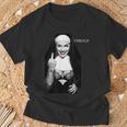 Sexy Nun Middle Finger T-Shirt Geschenke für alte Männer