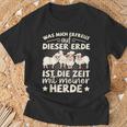 Shepherd Sheep T-Shirt Geschenke für alte Männer