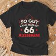 So Gut Kann Man Mit 66 Jahren Sehen Birthday T-Shirt Geschenke für alte Männer