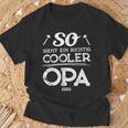 With So Sieht Ein Richtig Cooler Opa German Text T-Shirt Geschenke für alte Männer