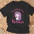Solo Una Chica Que Ama Las Cetonas Dieta Cetogénica Divertida Keto Camiseta unisex Regalos para ancianos