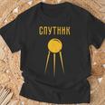 Sovietica Sputnik Communist Gagarin Ussr Maglietta Regalos para ancianos