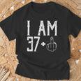 Soy 37 Plus Dedo Medio Im 37 Más 1 Dedo Medio Es Camiseta unisex Regalos para ancianos