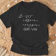 Standard Model Lagrangian Higgs Boson Physics Teacher Camiseta unisex Regalos para ancianos