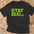 Stay Brat Chuck & Pearl Shoes T-Shirt Gifts for Old Men