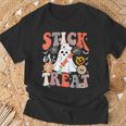Stick Or Treat Ghost Nurse Halloween Crna Emergency Er Nurse T-Shirt Gifts for Old Men