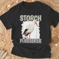 Stork Whisperer Storchflüsterer Sachenogel Stork T-Shirt Geschenke für alte Männer