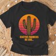 Suculentas Jardin Jardinero Flora Desierto Cactus Camiseta unisex Regalos para ancianos