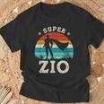 Super Zio Eroe Festa Del Papà Nipote Supereroe Zio Maglietta Regalos para ancianos