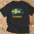 Sweden Sverige Norden Elkiking Scandinavia T-Shirt Geschenke für alte Männer