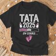 Tata En Cours 2025 Annonce Grossesse Future Tata 2025 T-Shirt Cadeaux pour les vieillards