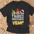 Taubes Nüsschen Lyrics Saying For Deaf Nuts Song Fans T-Shirt Geschenke für alte Männer