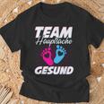 Team Hauptsache Gesund Gender Reveal T-Shirt Geschenke für alte Männer