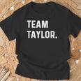 Team Taylor T-Shirt Geschenke für alte Männer