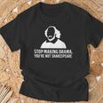 Teatro Escenario Actor Función Obra Musical Camiseta unisex Regalos para ancianos