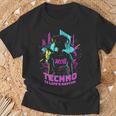 Techno Is Life's Rhythm T-Shirt Geschenke für alte Männer