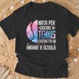 Tennis Bambina Sport Tennista Divertente Tennis Ragazza Maglietta Regalos para ancianos