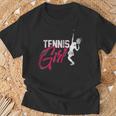 Tennis Player Girls Tennis T-Shirt Geschenke für alte Männer