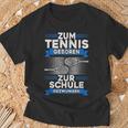 Tennis Racket School Boys Tennis Boys T-Shirt Geschenke für alte Männer