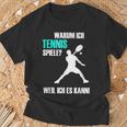 Tennis Slogan Idea For Tennis Players T-Shirt Geschenke für alte Männer