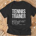 Tennis Trainer Tennis Trainer T-Shirt Geschenke für alte Männer