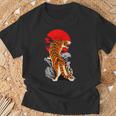 Tigre Japón Estilo Tigre Camiseta unisex Regalos para ancianos