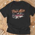 Tornando Indietro Le Miles Classic Car Restaurointage Maglietta Regalos para ancianos