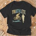 Triatleta Triatlones Triatlón Deportes Camiseta unisex Regalos para ancianos
