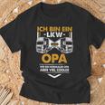 Truck Grandpa Trucker Truck Driver Transporter T-Shirt Geschenke für alte Männer