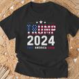 Trump 2024 Take America Back Bandera De Estados Unidos Donald Trump Camiseta unisex Regalos para ancianos