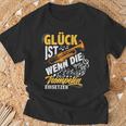 Trumpet Glück Ist Wenn Die Trumpeten Einsetzetz T-Shirt Geschenke für alte Männer