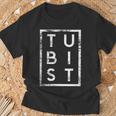 Tubist Minimalism Tuba Tuba Player T-Shirt Geschenke für alte Männer