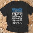 Uomo Ingegnere Meccanico Regalo Laurea Ingegneria Maglietta Regalos para ancianos