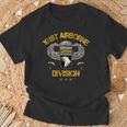 US Army 101St Airborne Divisioneteran Usa Bandieraintage Maglietta Regalos para ancianos
