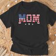 Usa Patriotic Mom Mother's Day American Flag 4Th Of July Mom T-Shirt Gifts for Old Men