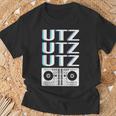 Utz Utz Utz Cool Techno Beat s T-Shirt Geschenke für alte Männer