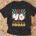 Vintage 1981 40Th Birthday Squad Im Retro-Stil 40 Jahre Alt T-Shirt Geschenke für alte Männer