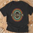 Vintage 8200 Rosenheim Retro Alte Postleitzahl T-Shirt Geschenke für alte Männer